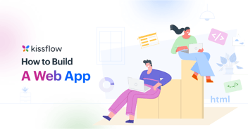 People creating a web app in simple steps
